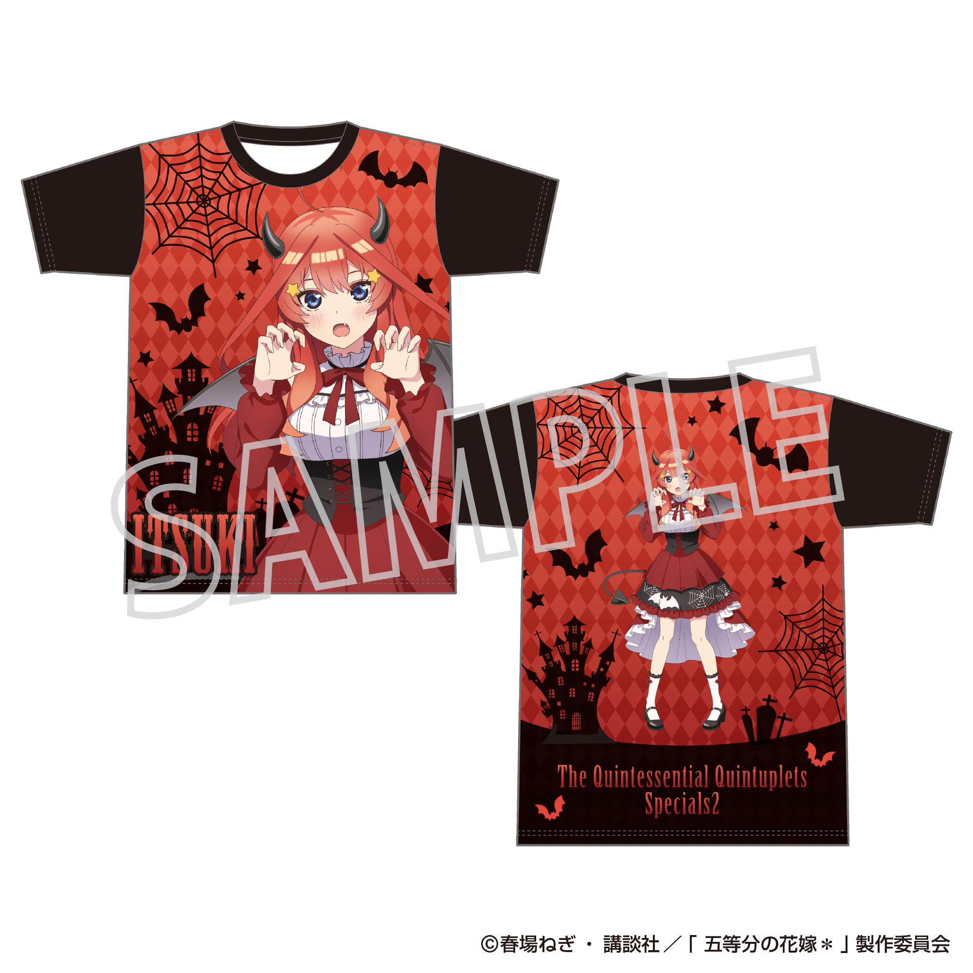 五等分の花嫁＊_フルグラフィックTシャツ／中野五月