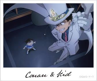 名探偵コナン_ペンシルアート 缶バッジコレクションVol.5 怪盗キッド