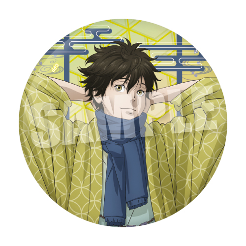 PSYCHO-PASS サイコパス 3_BIGオーロラ缶バッジ モダン風和装Ver. 慎導灼