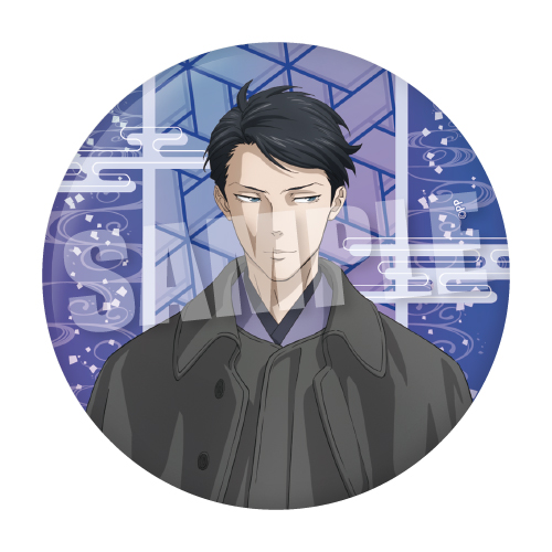 PSYCHO-PASS サイコパス 3_BIGオーロラ缶バッジ モダン風和装Ver. 炯・ミハイル・イグナトフ