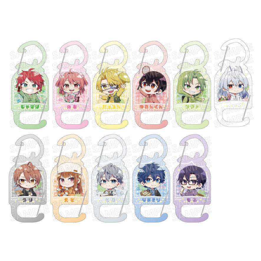 カラフルピーチ_アクリルカラビナコレクション からぴちピクニック