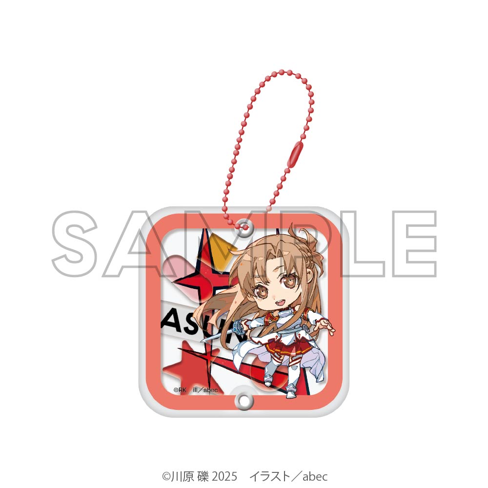 ソードアート・オンライン_abec/BUNBUN 20th Exhibition シャカシャカアクリルキーホルダー アスナ