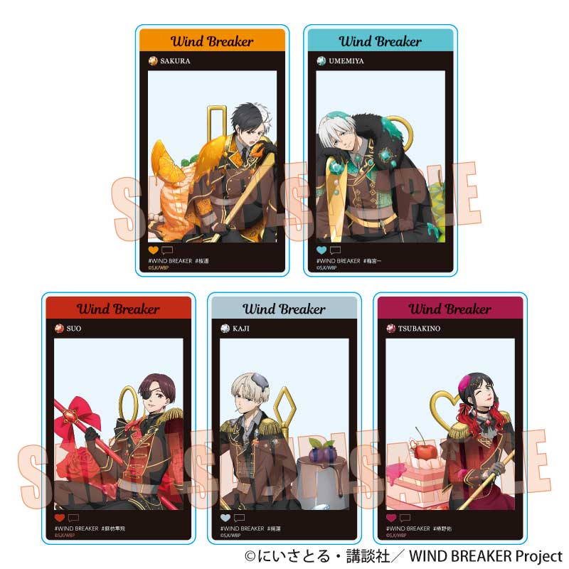 WIND BREAKER_トレーディングアクリルカード ドルチェ　【コンプリートBOX／5パック入り】