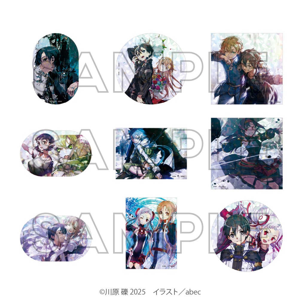 ソードアート・オンライン_abec/BUNBUN 20th Exhibition トレーディングキラキラステッカー