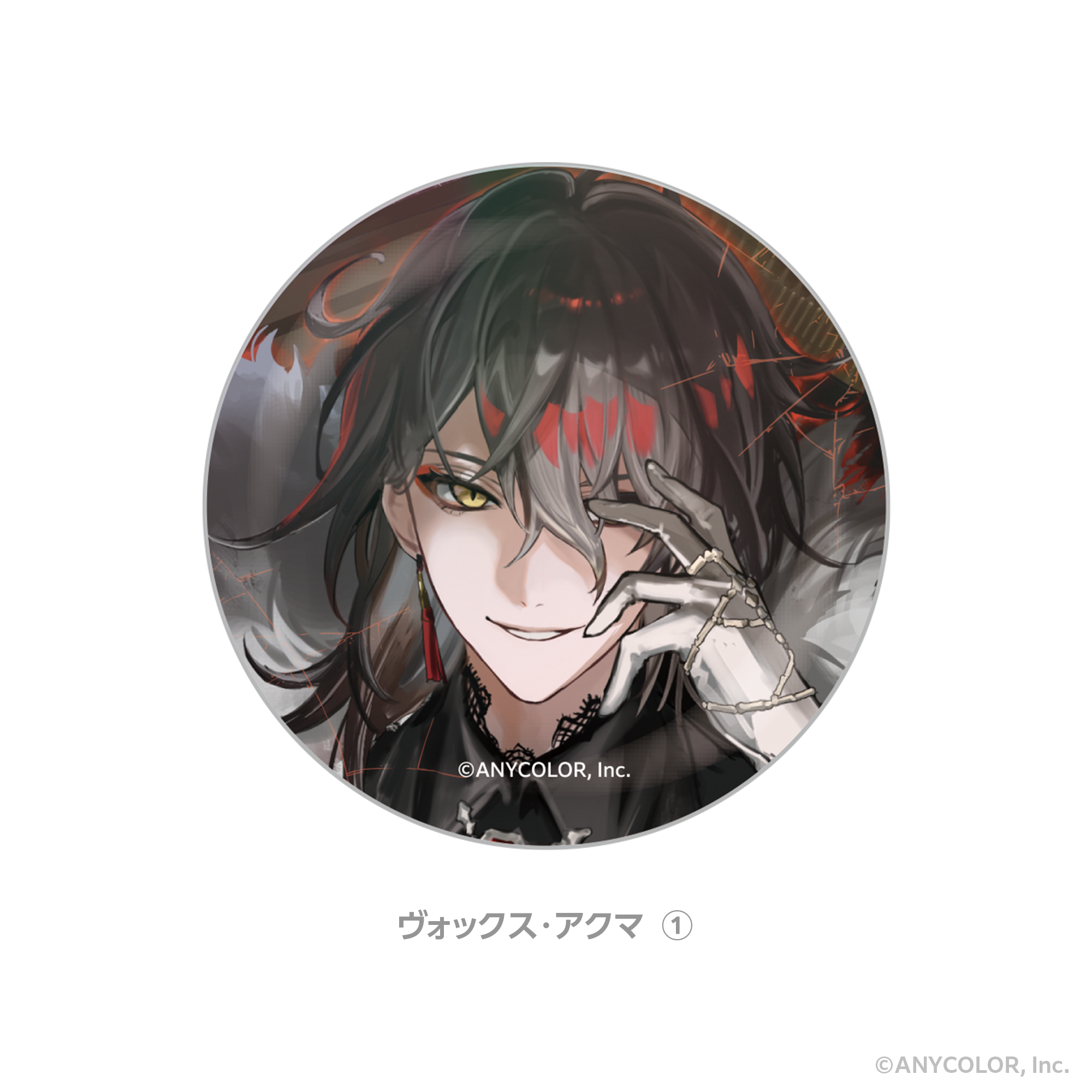 にじさんじ_Luxiem_ホログラム缶バッジ Vox Akuma① | 公式グッズ