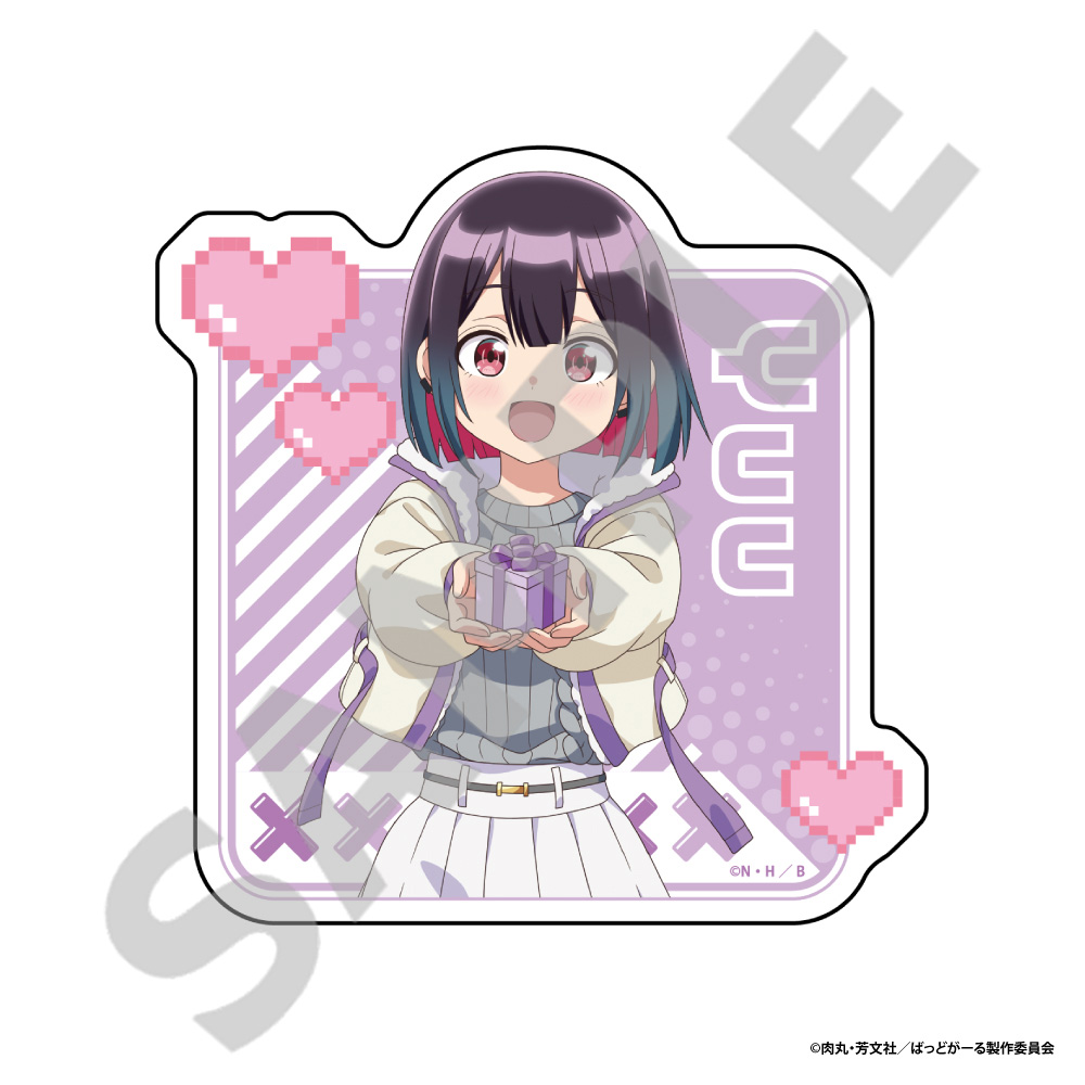 ばっどがーる_ダイカットステッカー　優谷 優