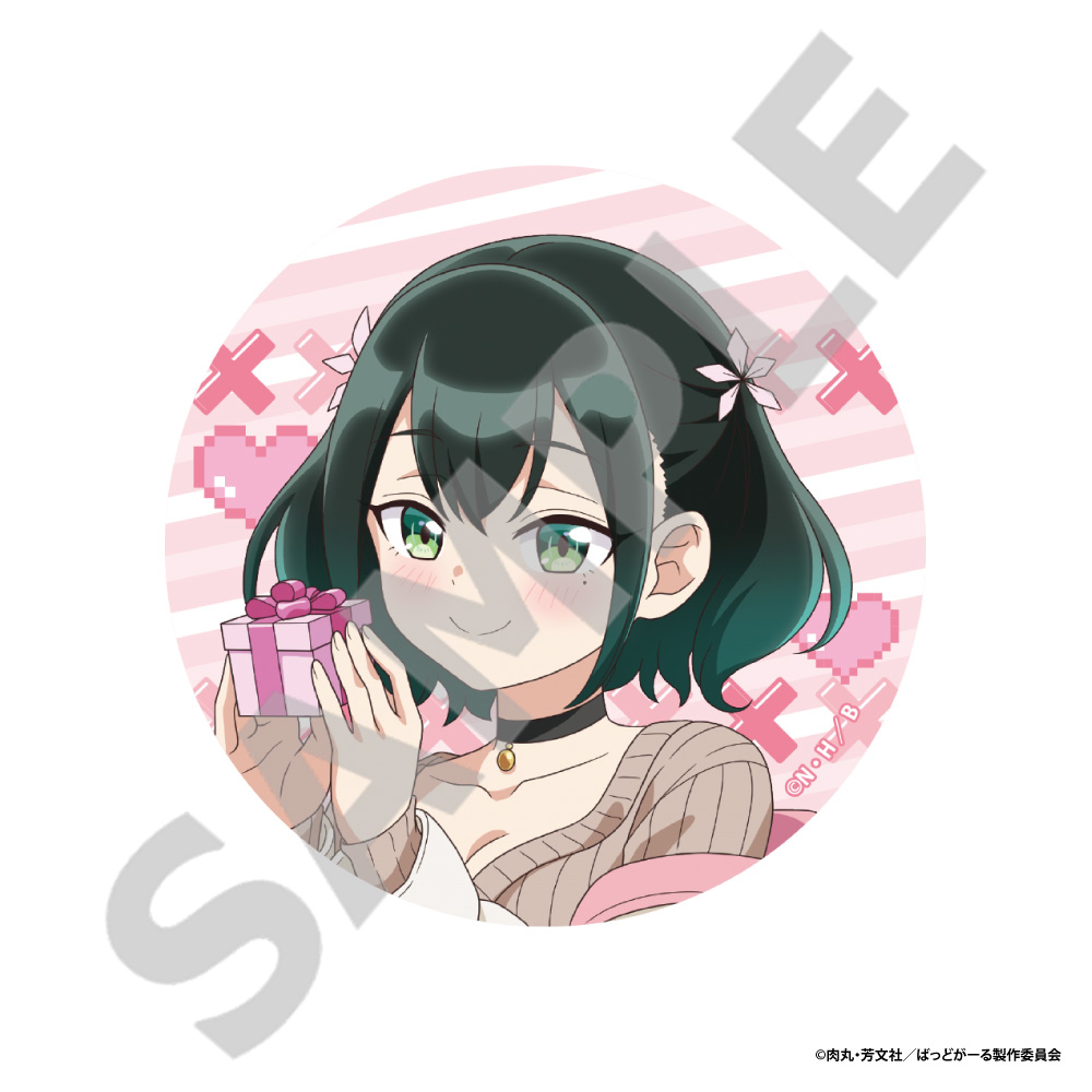 ばっどがーる_BIG缶バッジ　瑠璃葉 るら