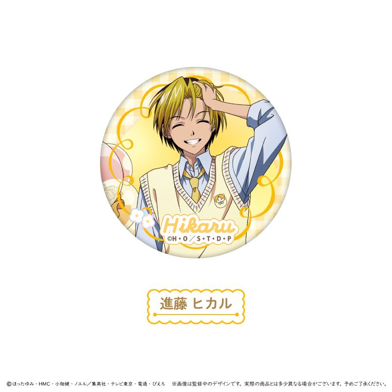ヒカルの碁_ラメ缶バッジ パーティーver. 【コンプリートBOX／6個入り