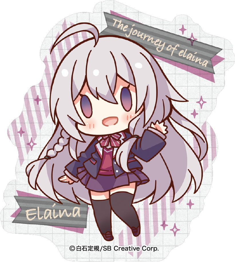 魔女の旅々 学園物語_ダイカットステッカー／イレイナ