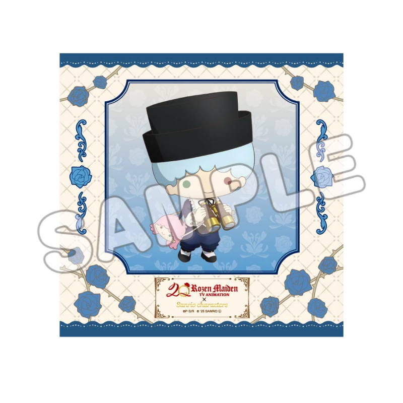 ローゼンメイデン×サンリオキャラクターズ_ハンドタオル 蒼星石×リトルツインスターズ（キキ）