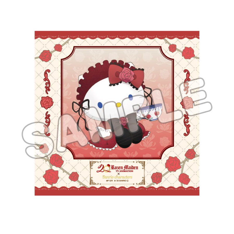ローゼンメイデン×サンリオキャラクターズ_ハンドタオル 真紅×ハローキティ