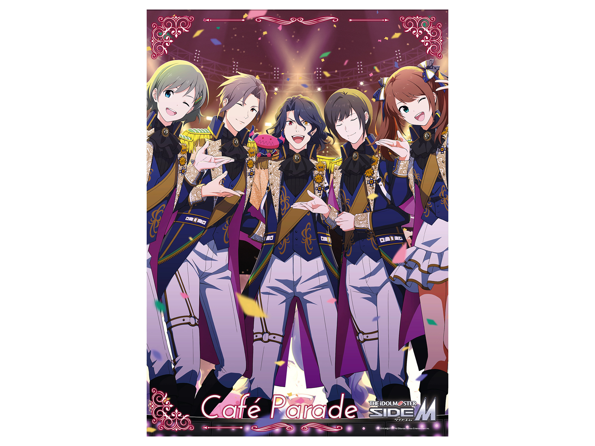 アイドルマスター SideM_A3クリアポスター 「Caf? Parade」Ver.