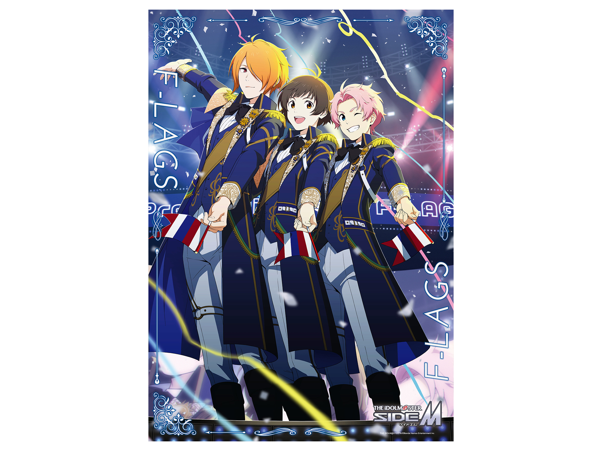 アイドルマスター SideM_A3クリアポスター 「F-LAGS」Ver.