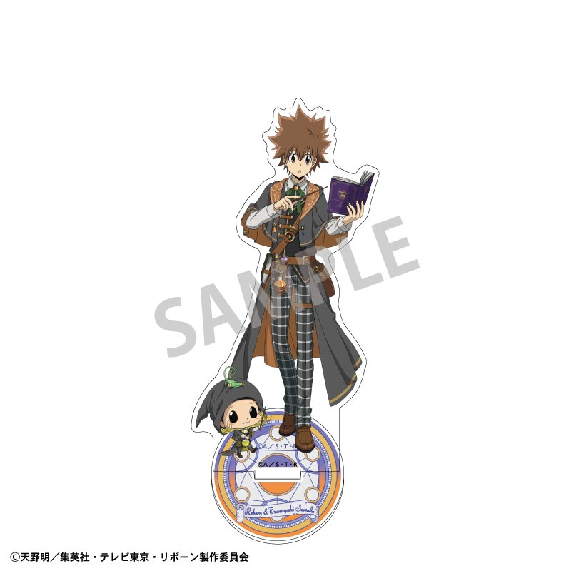 家庭教師ヒットマンREBORN!_アクリルスタンド　リボーン＆沢田 綱吉／アカデミー研究者