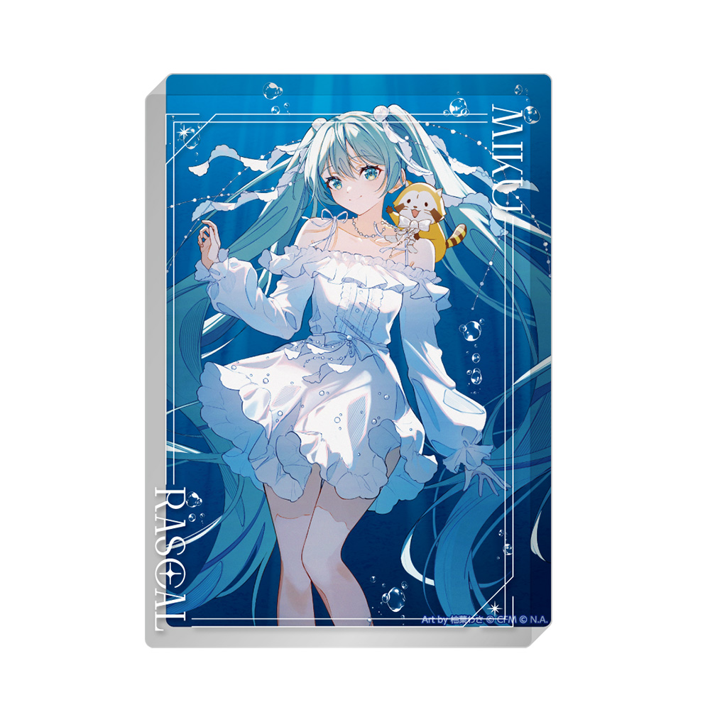 初音ミク×ラスカル 2025_アクリルブロック | j-hobby Collection