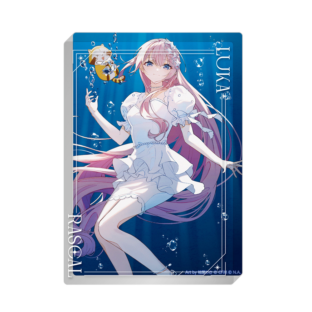 初音ミク×ラスカル 2025_アクリルブロック / 巡音ルカ