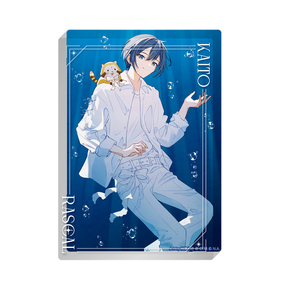 初音ミク×ラスカル 2025_アクリルブロック / KAITO