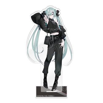KAITO　ラスカル2021　スタンド付きアクリルキーホルダー　初音ミク 初音ミク_初音ミク×ラスカル2022 スタンド付きアクリルキーホルダー