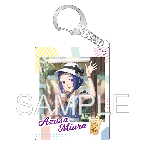 アイドルマスター_台湾POP Store『寶島食光』グッズ アクリルキーホルダー 三浦 あずさ