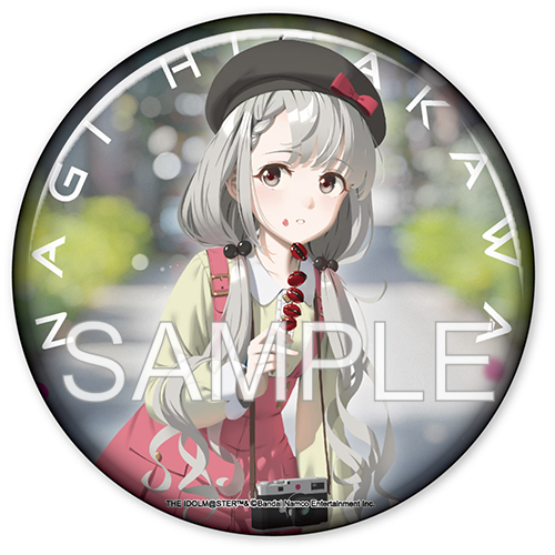 アイドルマスター シンデレラガールズ_台湾POP Store『寶島食光』グッズ オーロラ缶バッジ 久川 凪