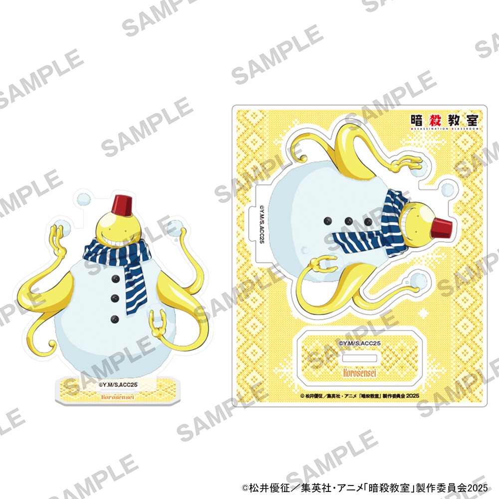 暗殺教室_アクリルスタンド 雪遊びVer. 殺せんせー