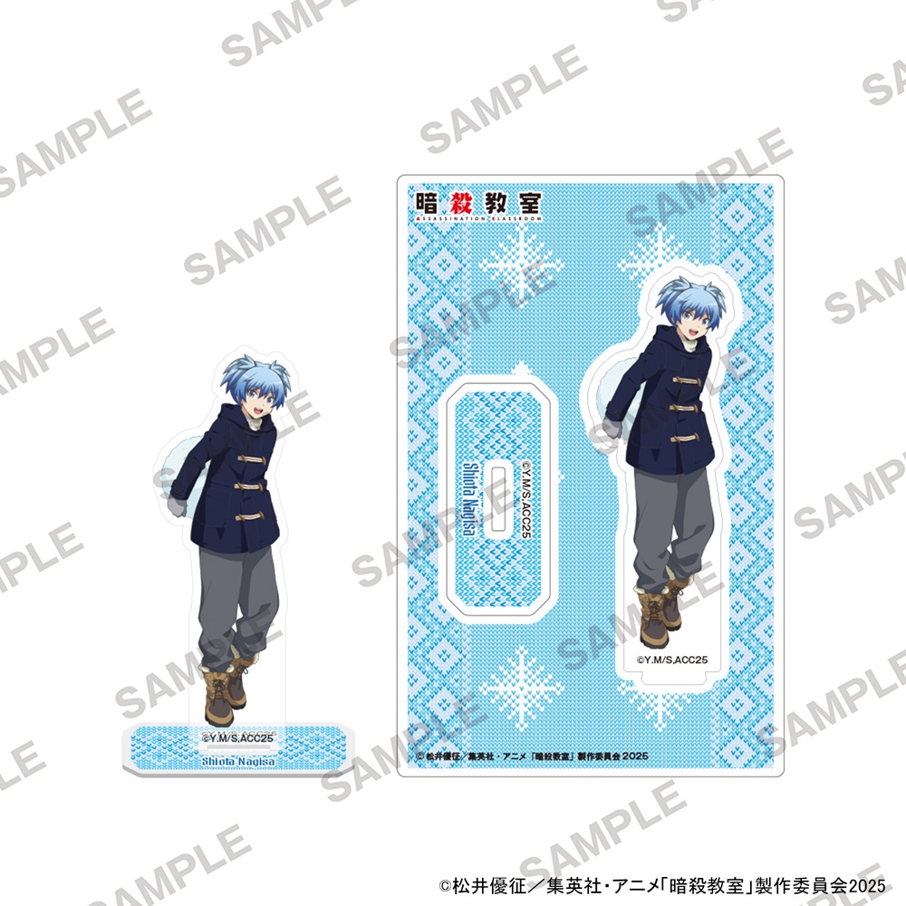 暗殺教室_アクリルスタンド 雪遊びVer. 潮田渚