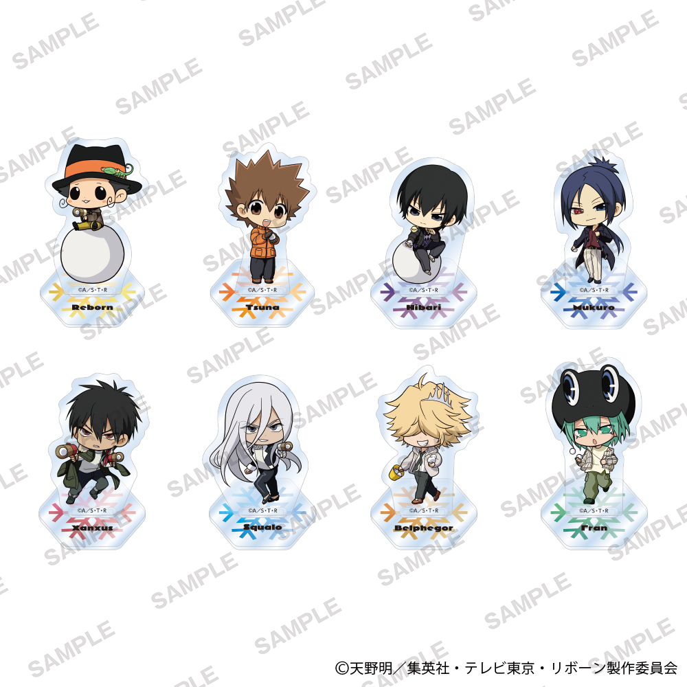 家庭教師ヒットマンREBORN!_にいてんごアクリルスタンドコレクション 雪バトルver.　【コンプリートBOX／8パック入り】