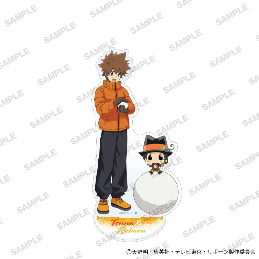 家庭教師ヒットマンREBORN!_アクリルスタンドフィギュア 雪バトルver. リボーン&沢田綱吉