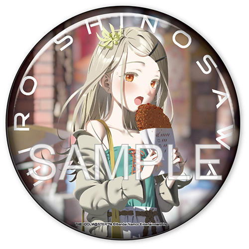 学園アイドルマスター_台湾POP Store『寶島食光』グッズ オーロラ缶バッジ 篠澤 広