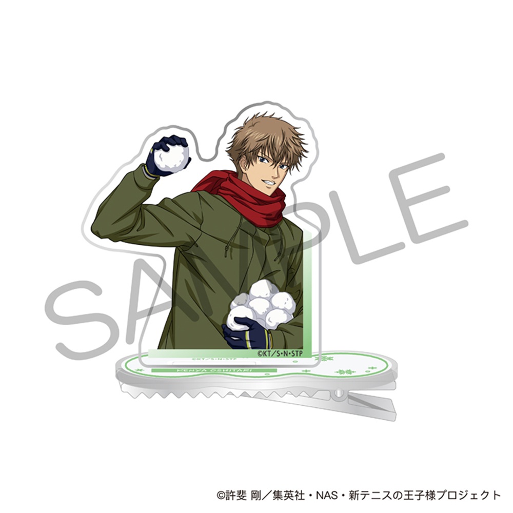 新テニスの王子様_キャラのるヘアクリップ 雪遊びver. 忍足謙也