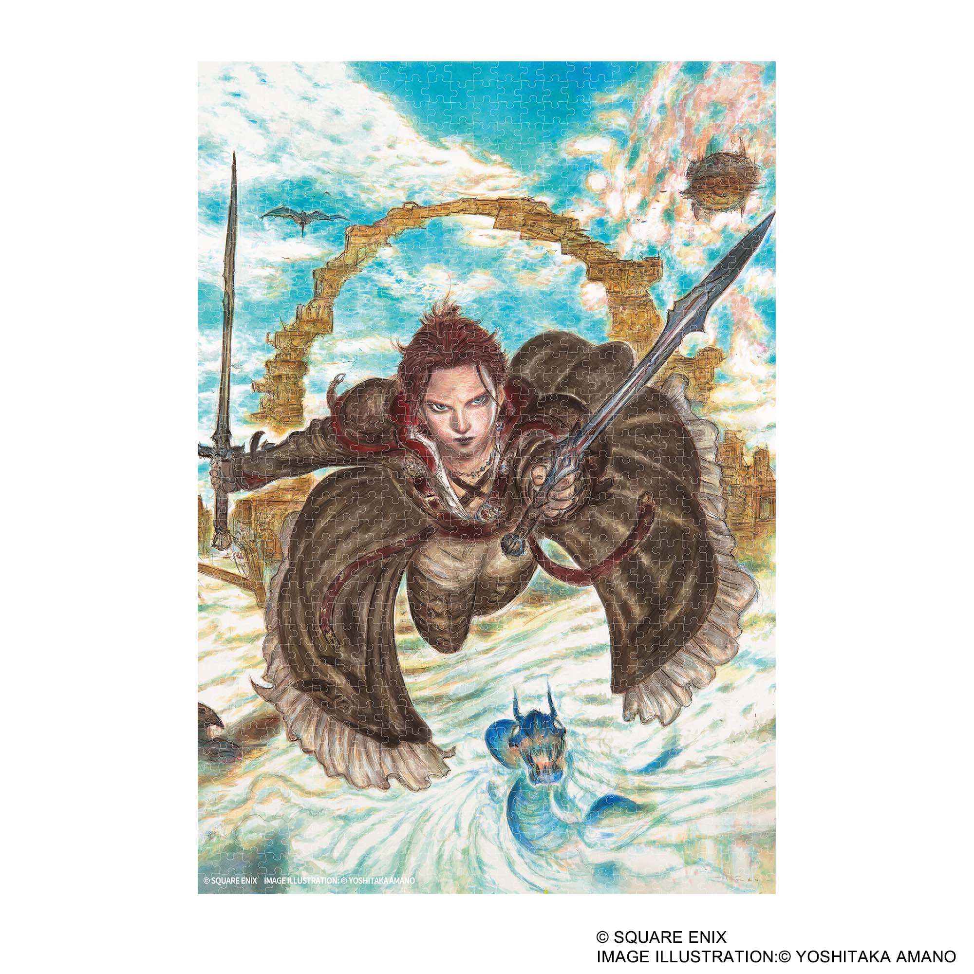 ファイナルファンタジーXIV_1000ピースジグソーパズル DAWNTRAIL