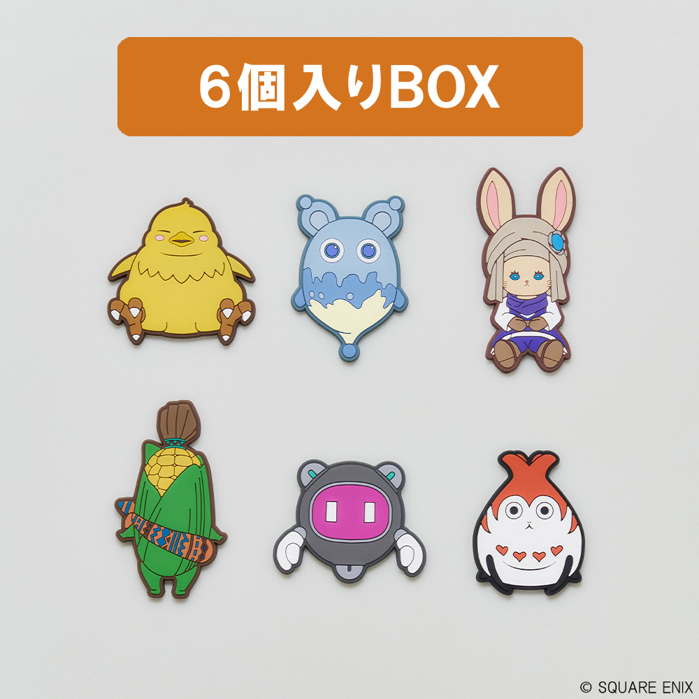 ファイナルファンタジーXIV_ラバーマグネットコレクション Vol.1【BOX／6個入り】