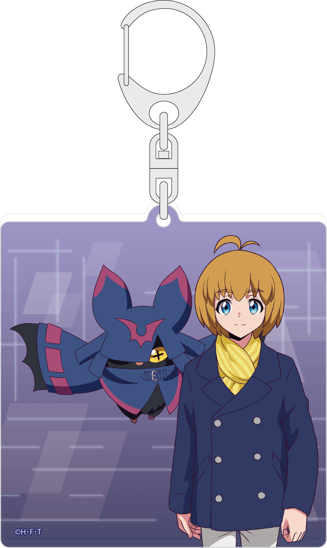 DIGIMON BEATBREAK_ラメアクリルキーホルダー／久遠寺マコト＆キロプモン