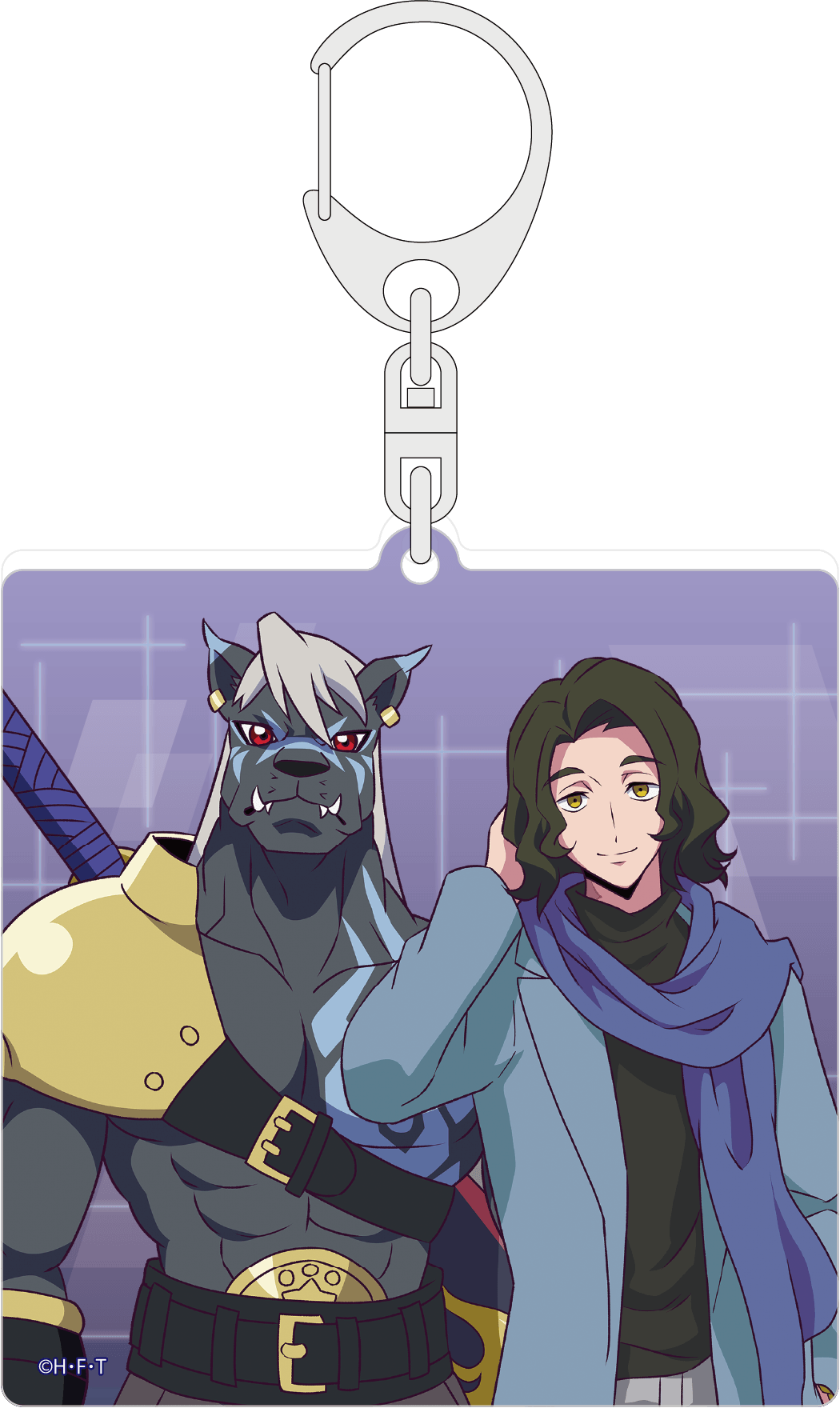 DIGIMON BEATBREAK_ラメアクリルキーホルダー／沢城キョウ＆ムラサメモン