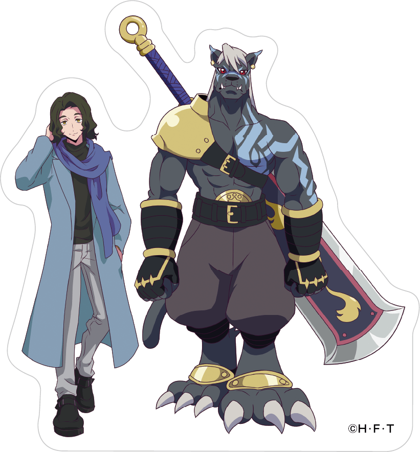 DIGIMON BEATBREAK_ダイカットステッカー／沢城キョウ＆ムラサメモン