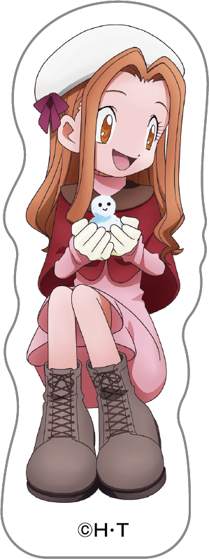 デジモンアドベンチャー_ダイカットステッカー／太刀川ミミ＆パルモン