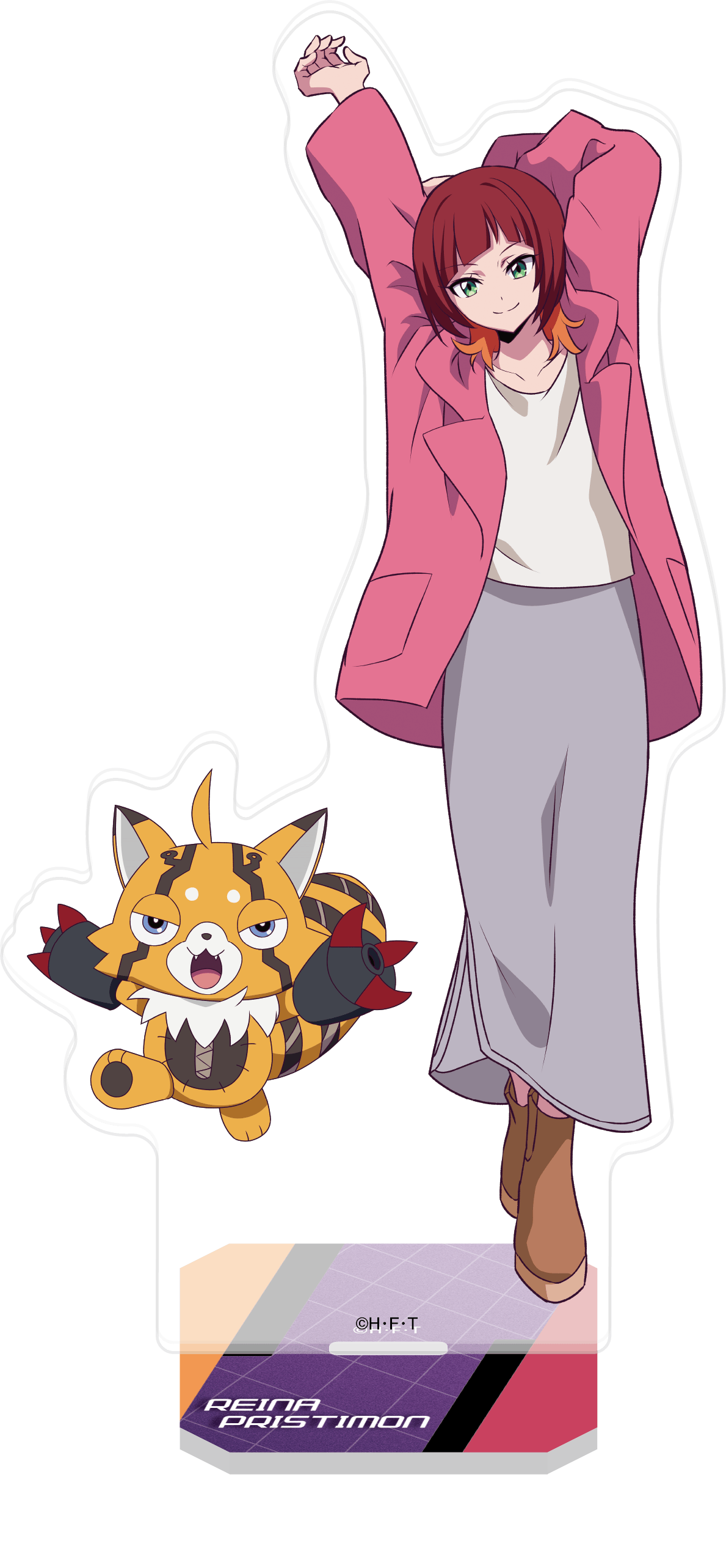 DIGIMON BEATBREAK_アクリルスタンド／咲夜レーナ＆プリスティモン