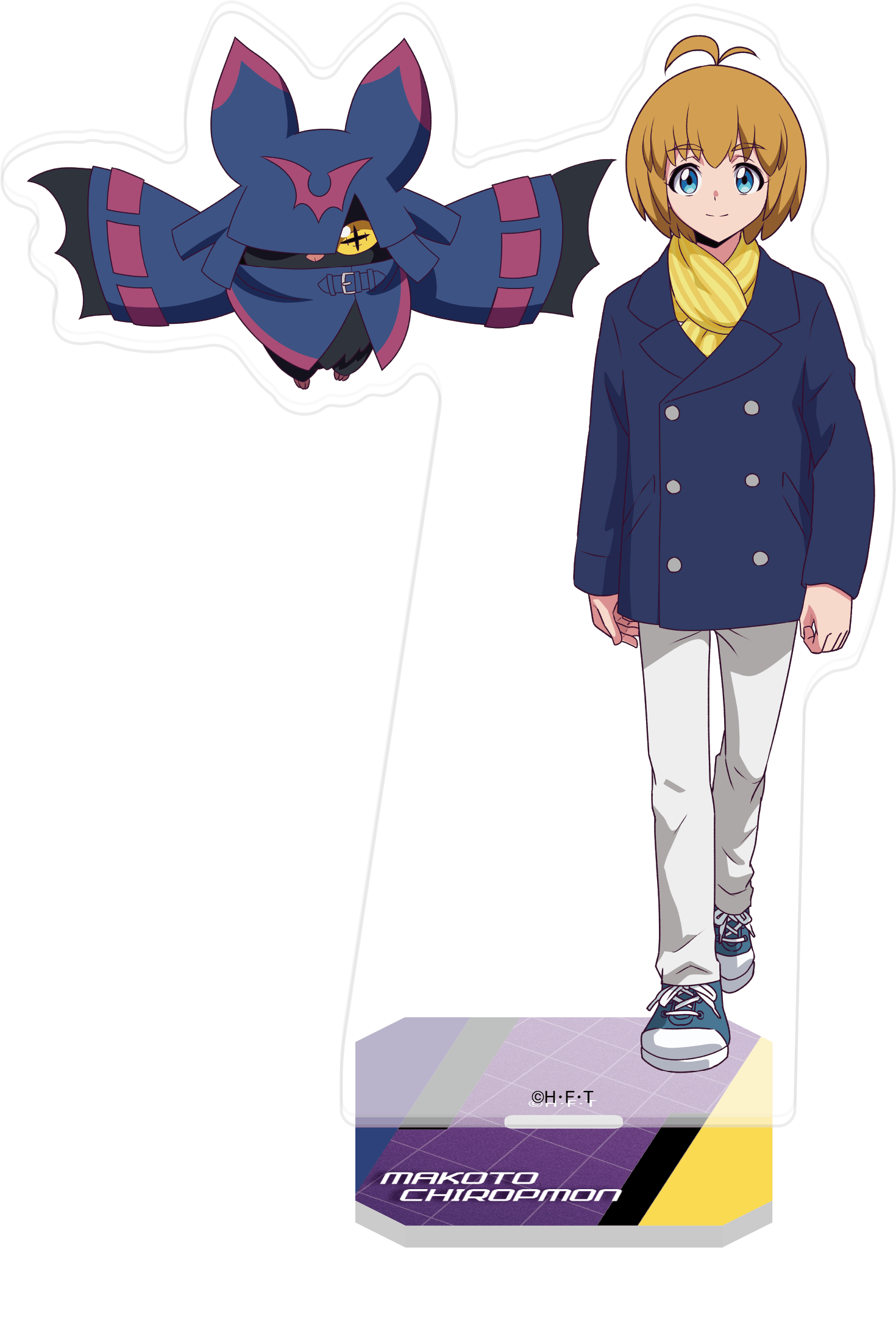 DIGIMON BEATBREAK_アクリルスタンド／久遠寺マコト＆キロプモン