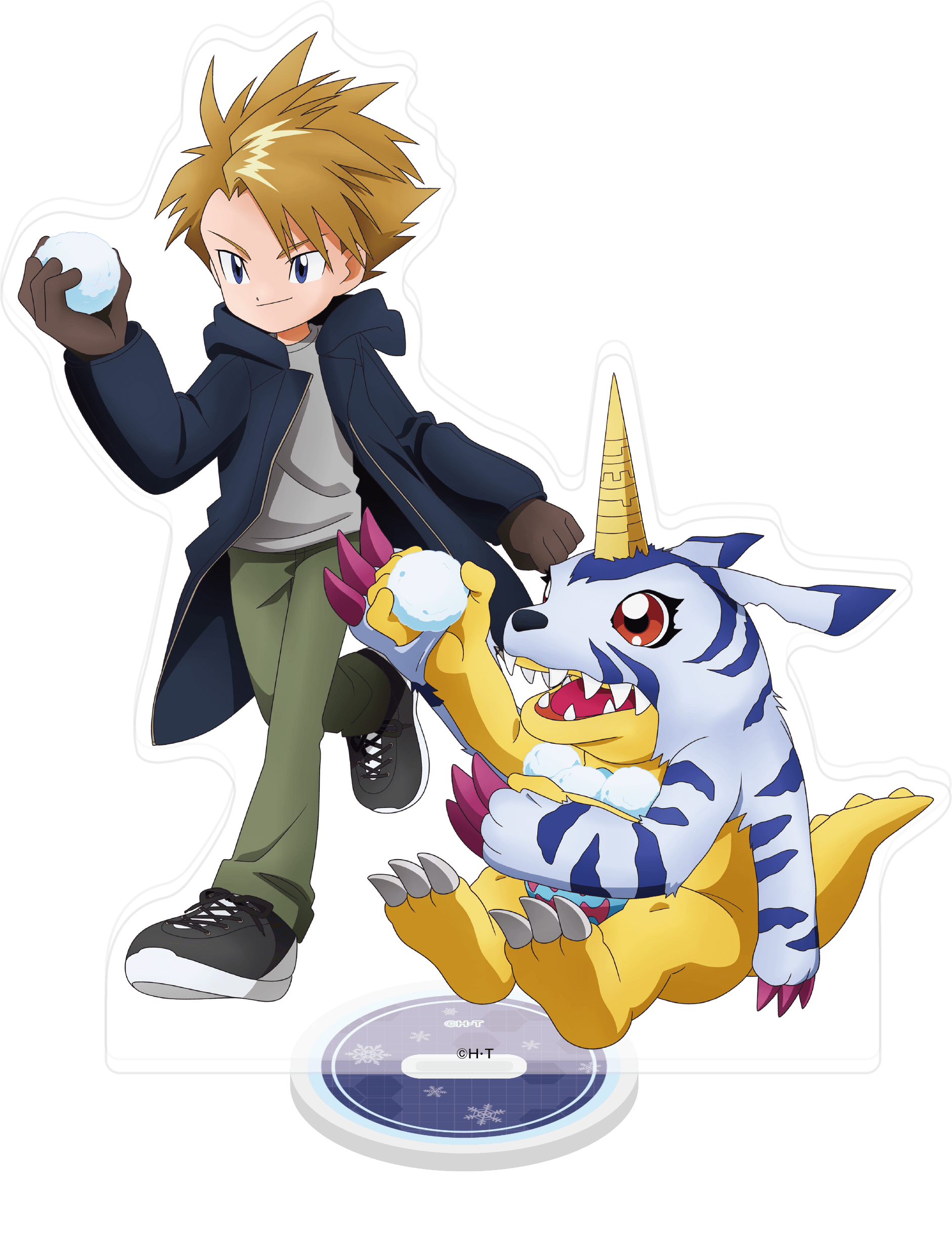 デジモンアドベンチャー_アクリルスタンド／石田ヤマト＆ガブモン