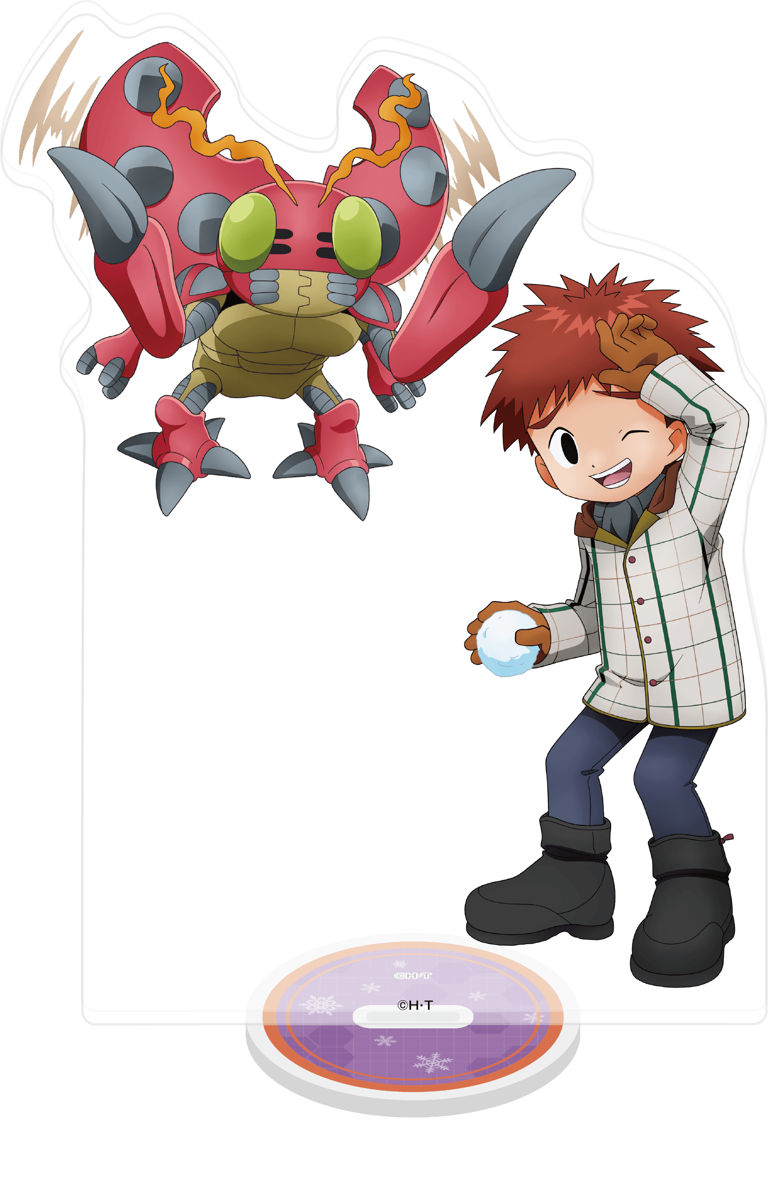 デジモンアドベンチャー_アクリルスタンド／泉光子郎＆テントモン