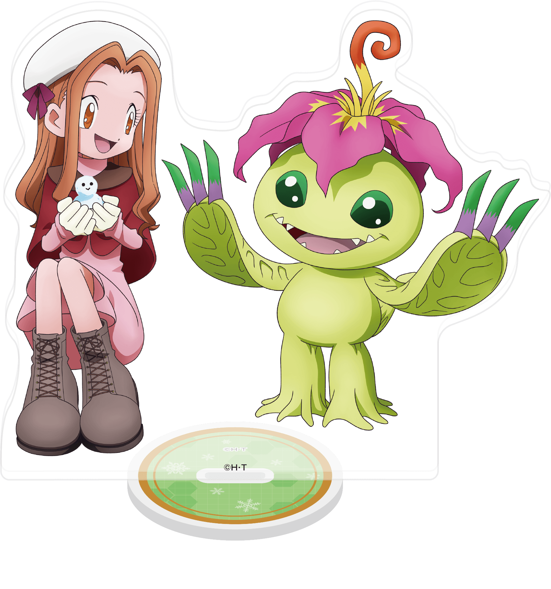 デジモンアドベンチャー_アクリルスタンド／太刀川ミミ＆パルモン