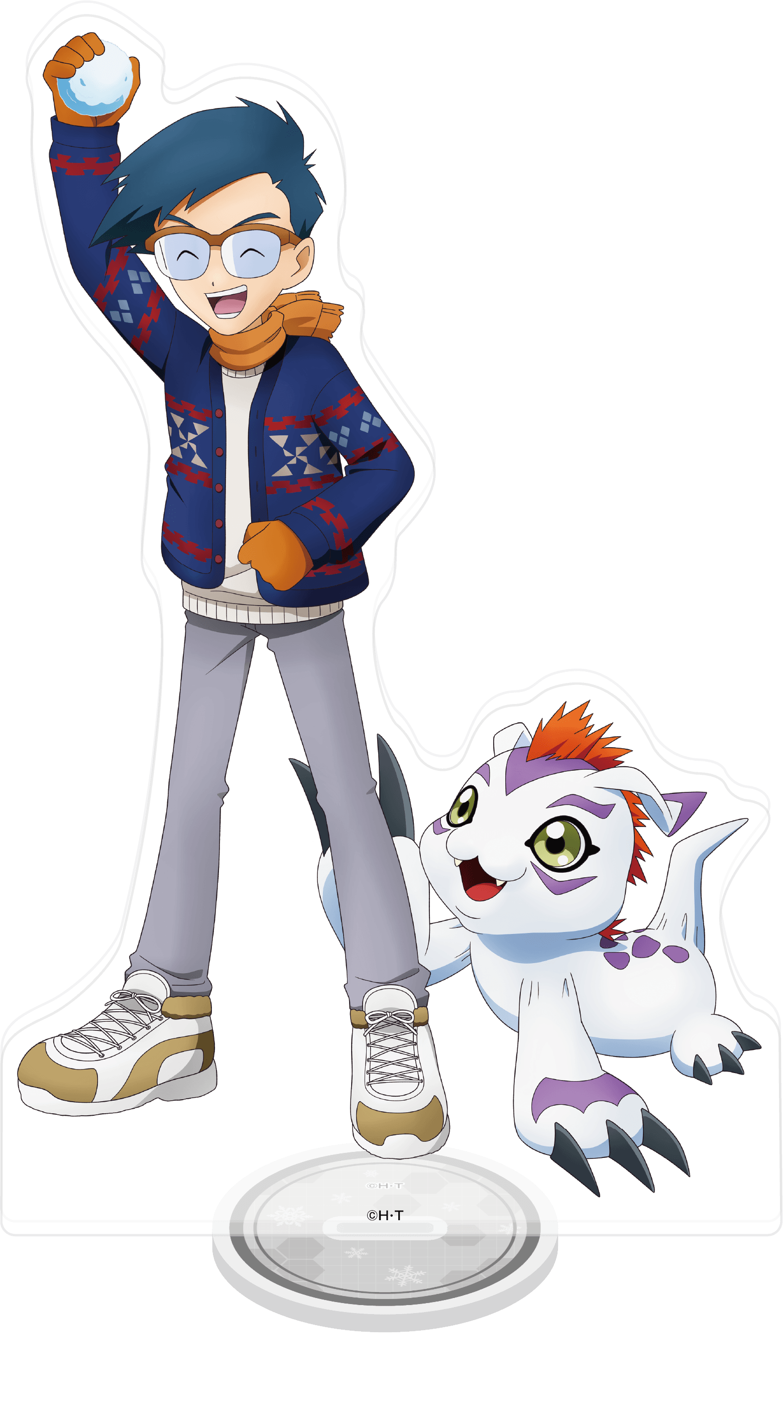 デジモンアドベンチャー_アクリルスタンド／城戸丈＆ゴマモン