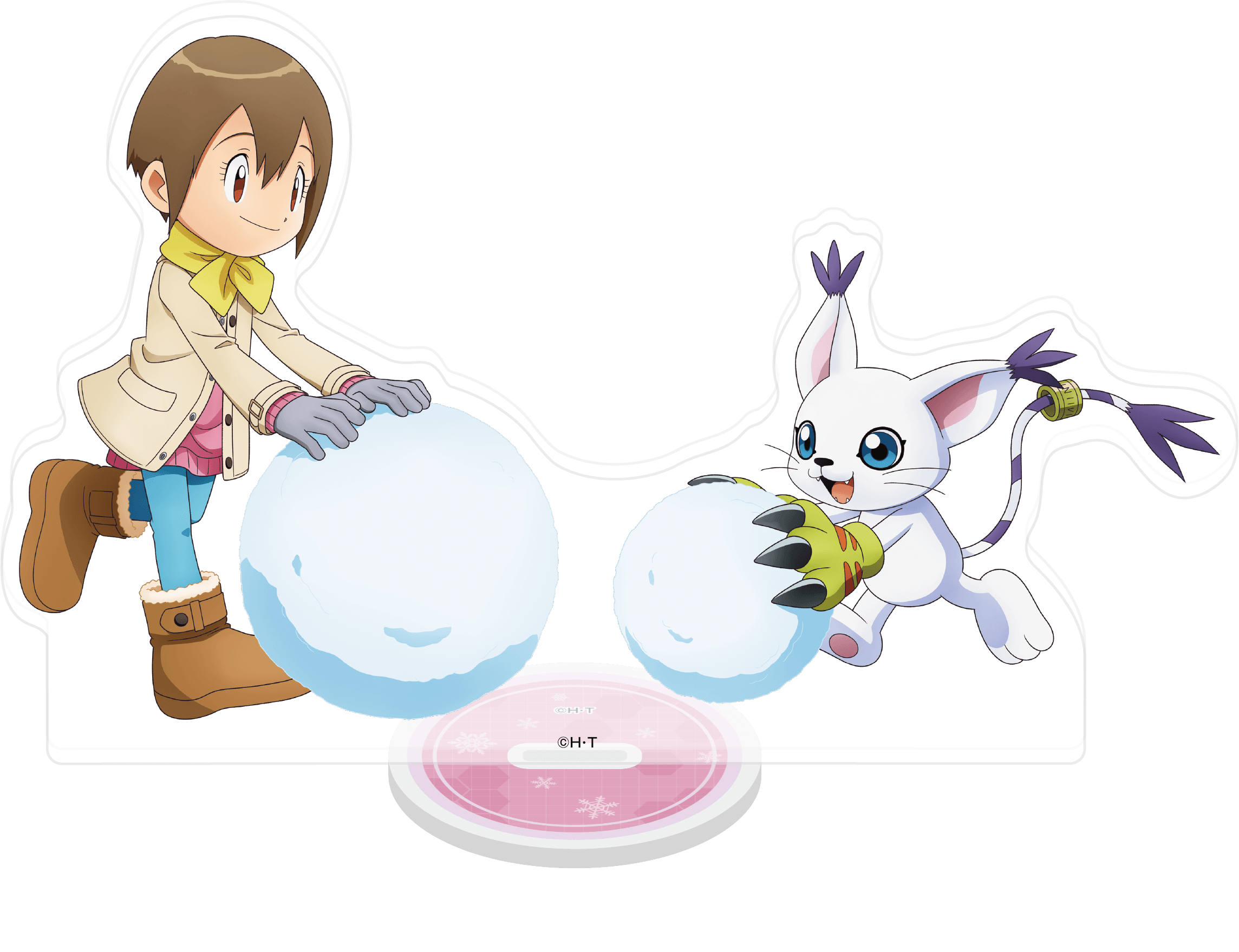 デジモンアドベンチャー_アクリルスタンド／八神ヒカリ＆テイルモン