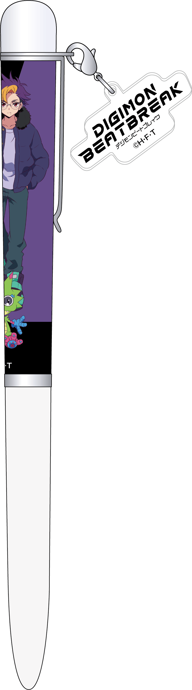 DIGIMON BEATBREAK_チャーム付きボールペン／天馬トモロウ＆ゲッコーモン