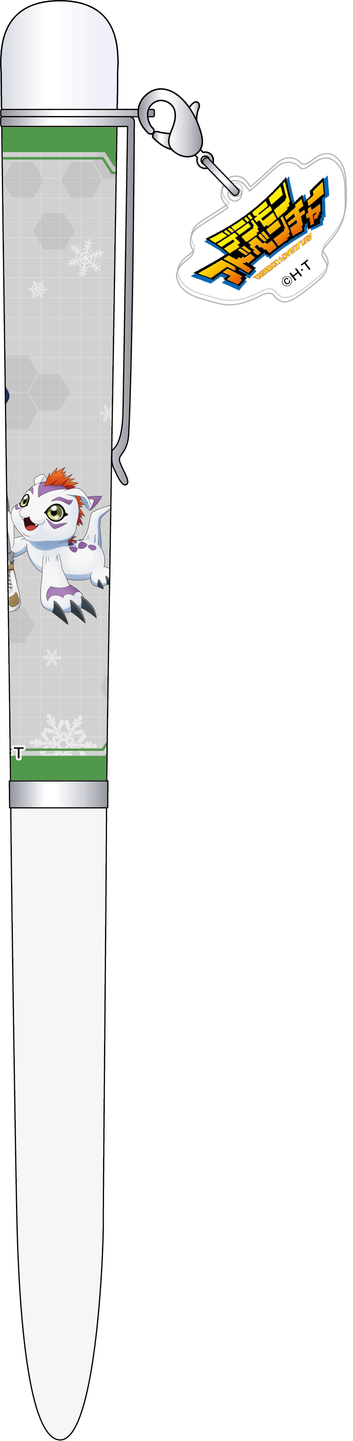 デジモンアドベンチャー_チャーム付きボールペン／城戸丈＆ゴマモン