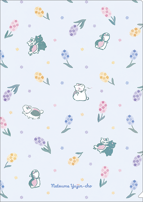 夏目友人帳_ニャンコ先生クリアファイル／ヒヤシンス