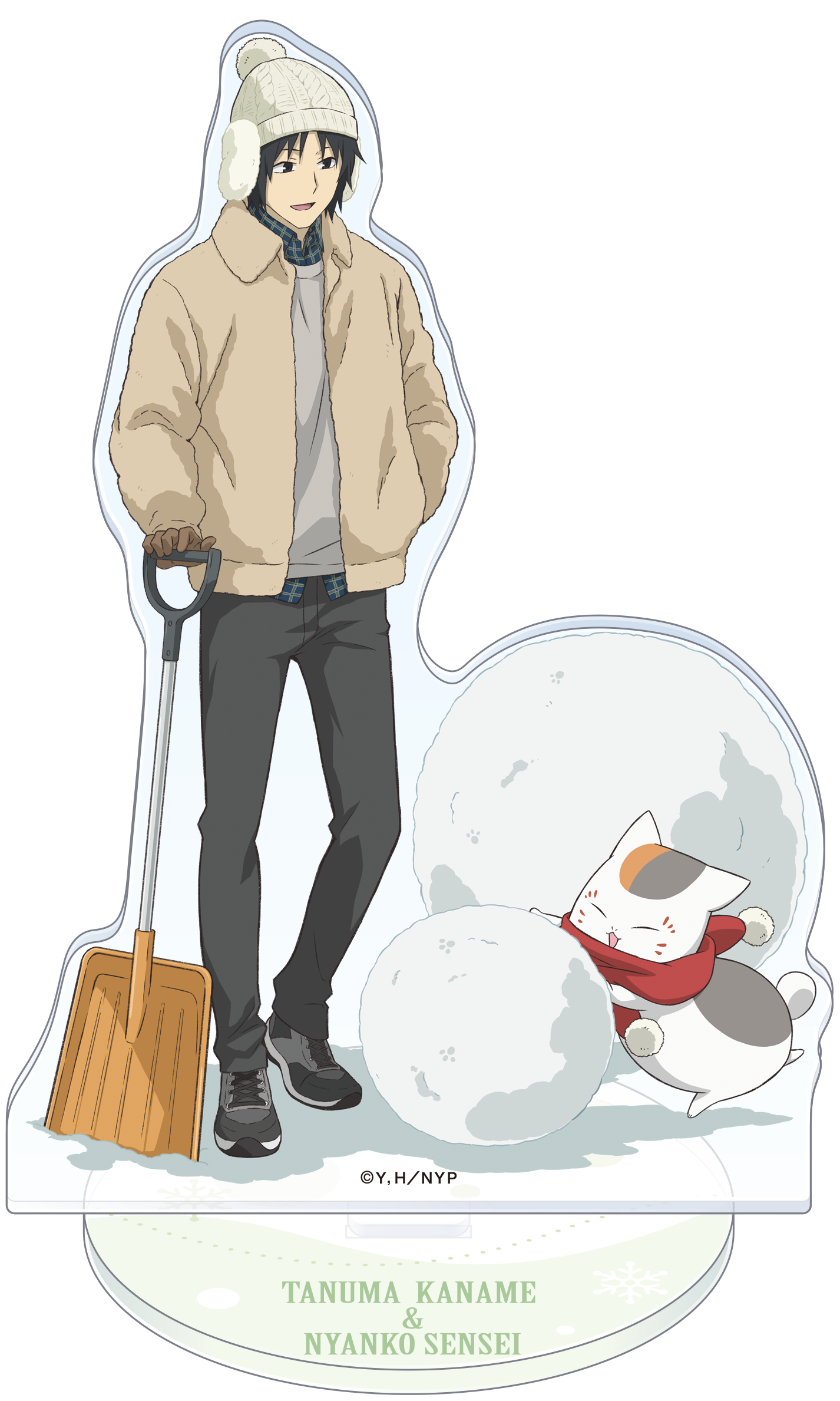 夏目友人帳_アクリルスタンド／田沼要&ニャンコ先生　あったかコーデVer.