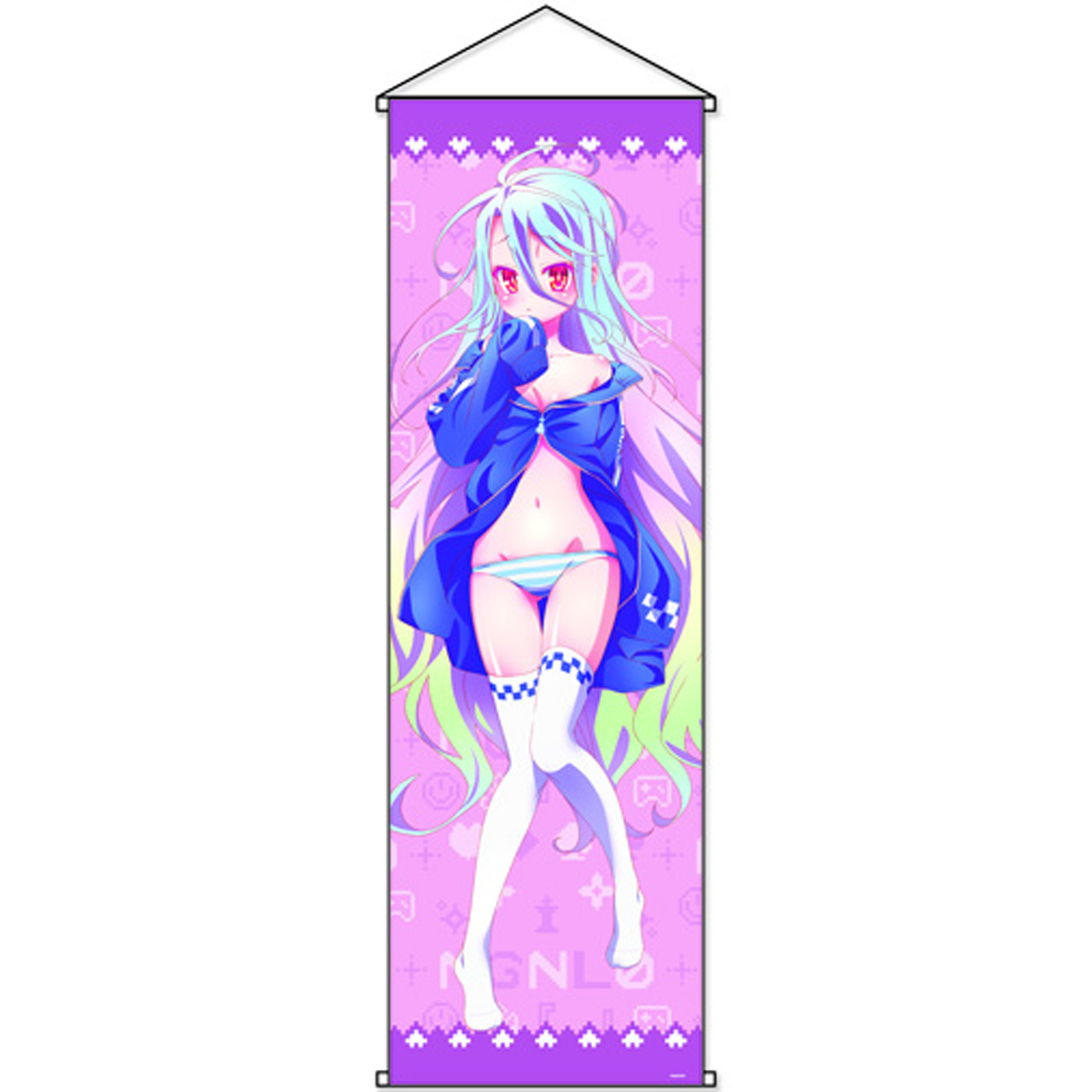 ノーゲーム・ノーライフ ゼロ_202511　ラメ入り特大タペストリー白B