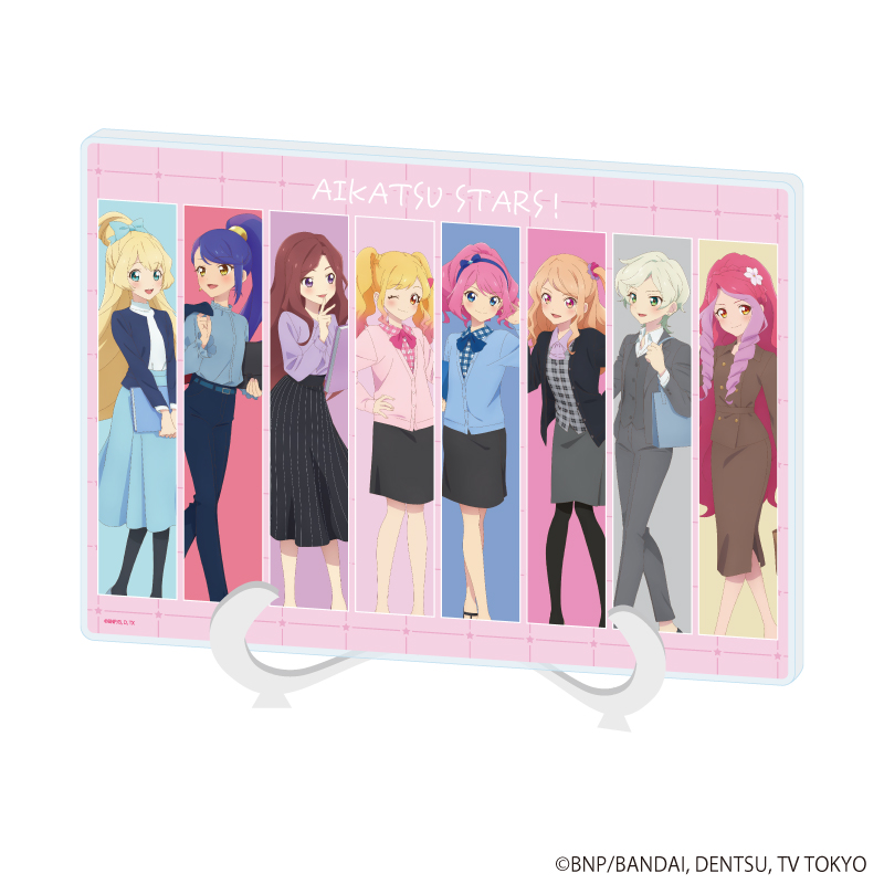 アイカツスターズ！_(A5サイズ)_アクリルアートボード03/オフィスガールver. 集合デザイン(描き下ろしイラスト)