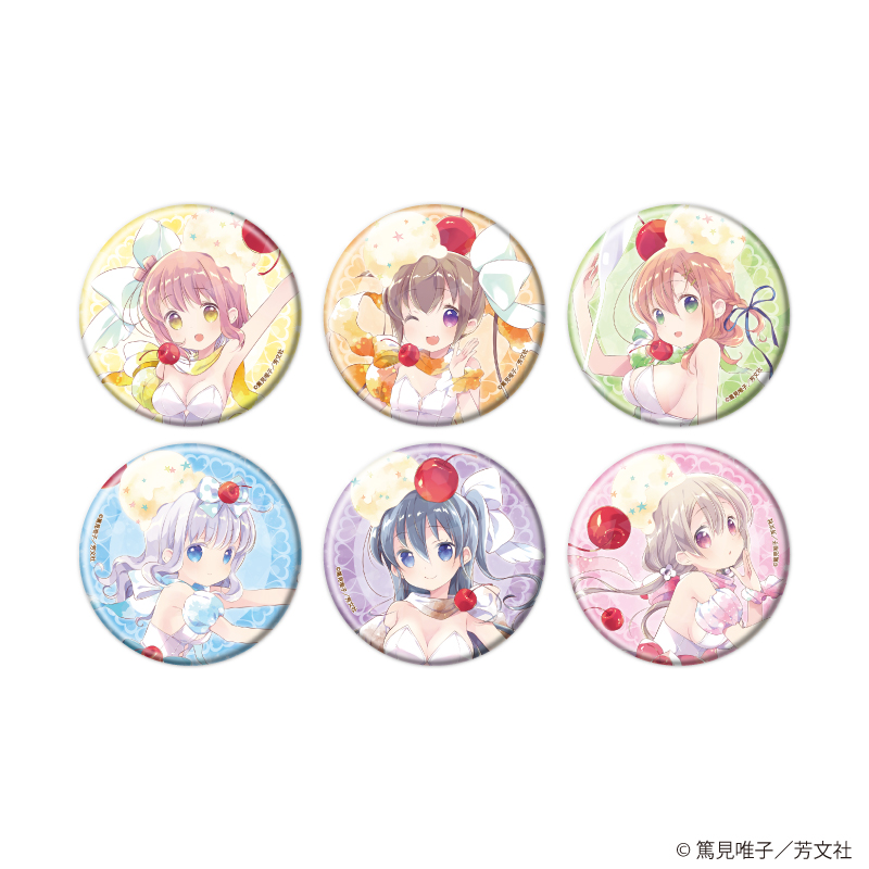 スロウスタート_(57mm)_ホログラム缶バッジ01/コンプリートセット(全6種)(描き下ろしイラスト)【コンプリートセット/6個入り】